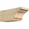 Ekena Millwork Pescadero Rough Sawn Rafter Tail, Douglas Fir, 6"W x 6"H x 16"L RFT06X06X16PEC00RDF - alternate 1